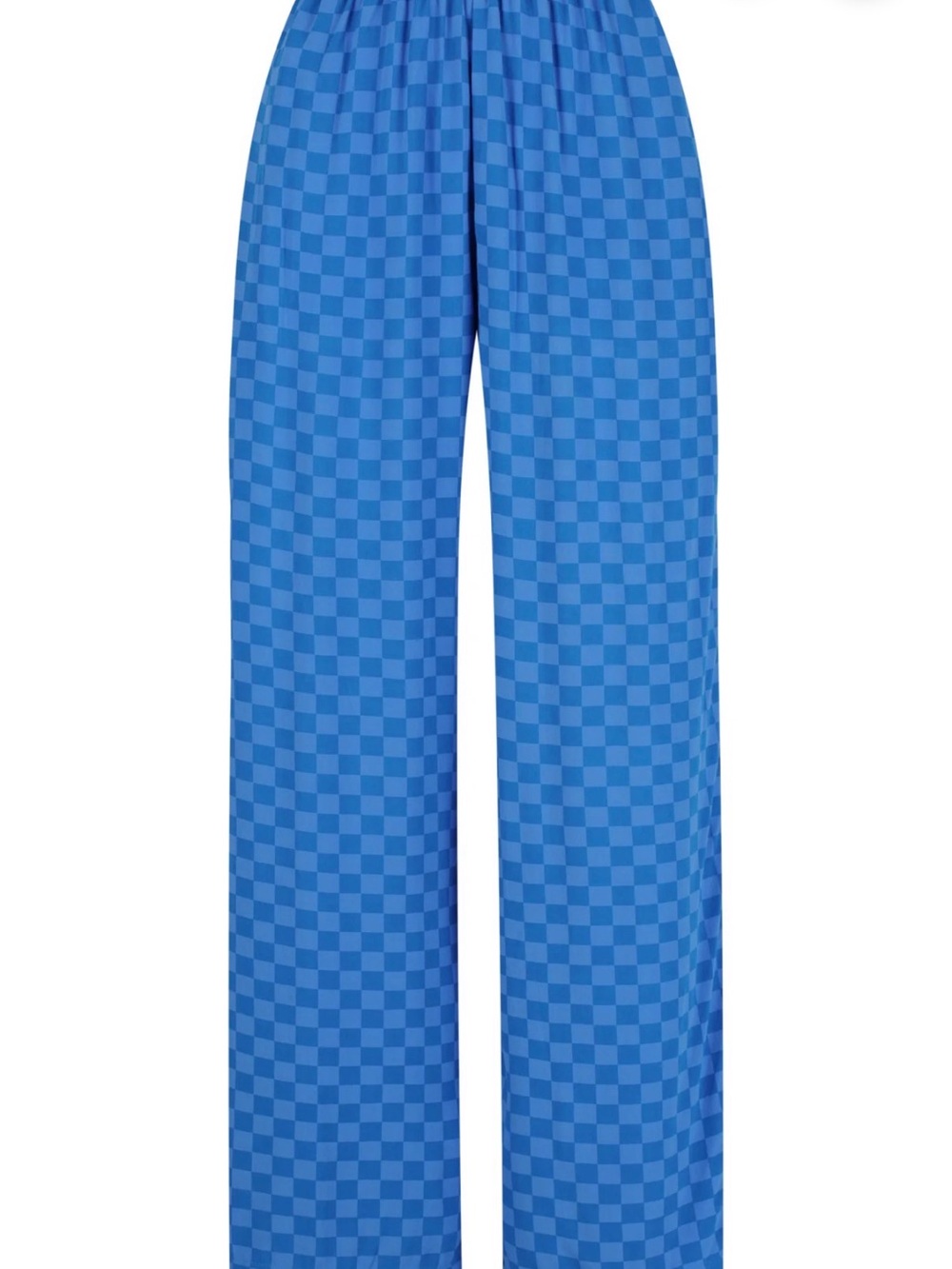 Zaziba Studio Beachcomber Jaya Blue Checkered Pants Size XXS NWT